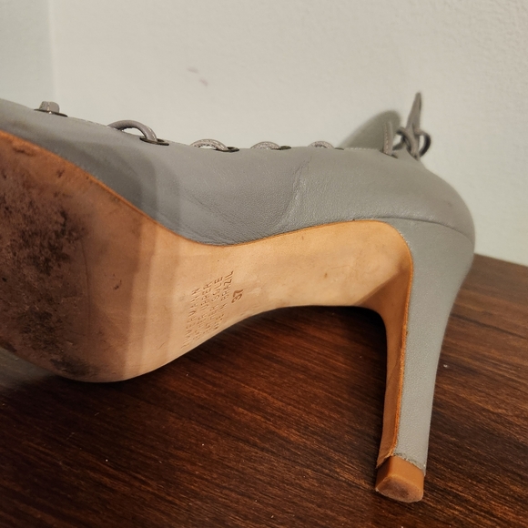 Zimmermann Lace Up Heels in Gray E.U. 37, U.S. 6.5 - Picture 13 of 16